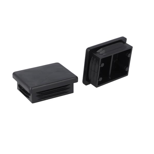 Insert Glide For Rectangular Tubes, 50x40mm, PE, Black