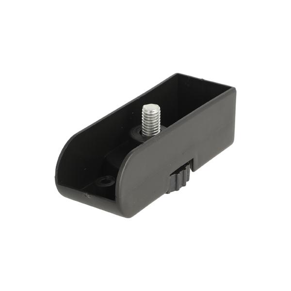 Panel Shoe W/Adjust. Glide ø31mm,BLK, Stud M8x22mm, F/28mm