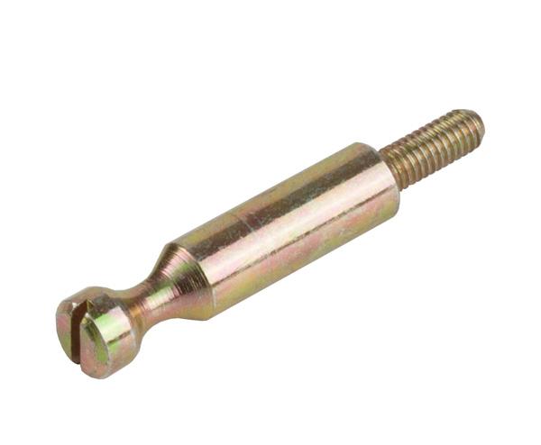 Dowel Pin F/System S,Bore 24mm,M4 F/Cap Nut,W/Slot,Steel YZP