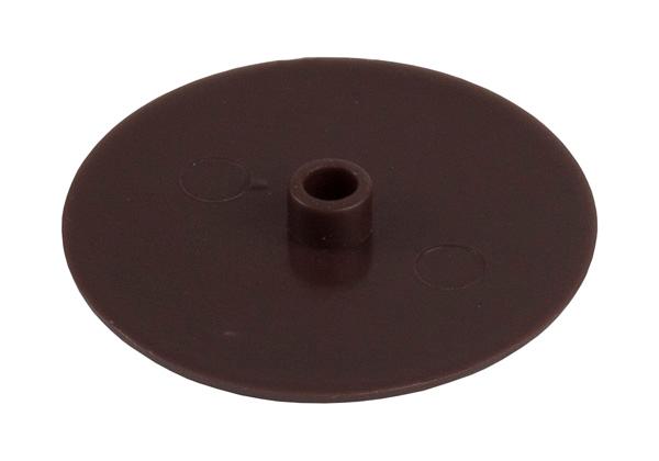 Cover Cap Fuerte, ø39mm, W/Centre Pin ø6,1mm, Brown