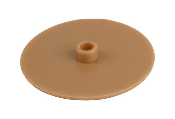 Cover Cap Fuerte, ø37,5mm, W/Centre Pin,Light Brown RAL 8001