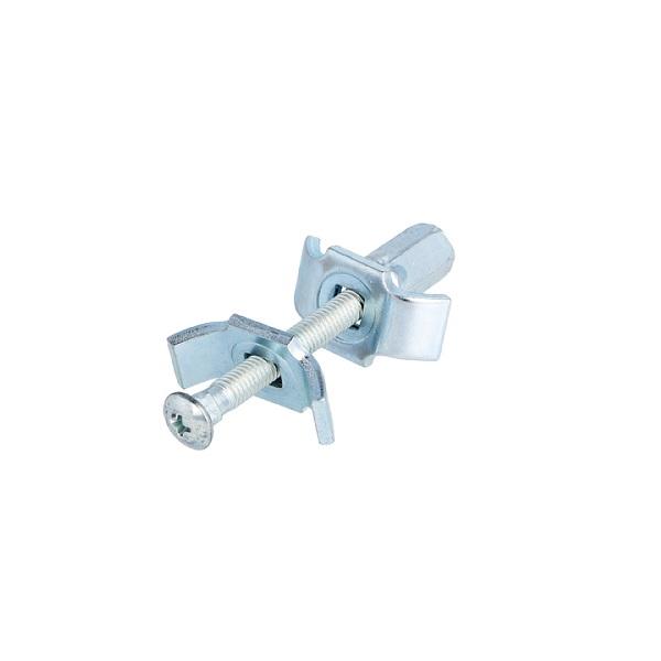 Worktop Connector Bore Hole ø35mm, Screw M6x65mm, Steel BZP