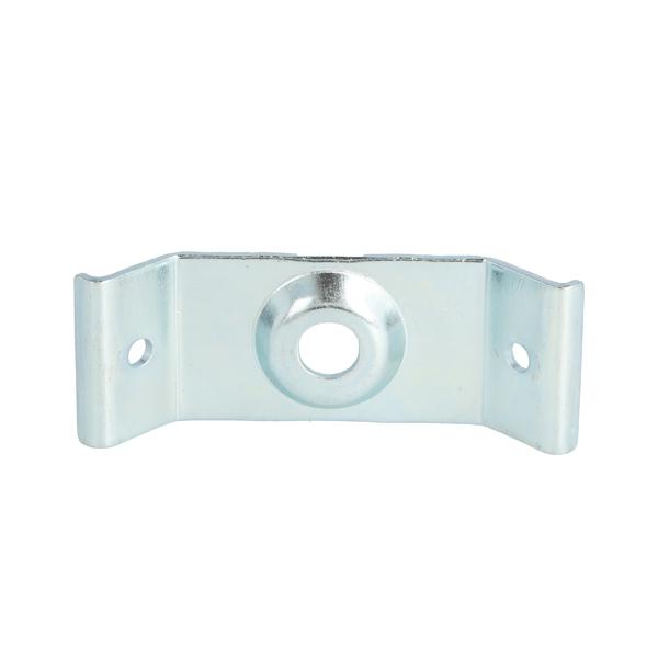 Leg Corner Bracket No. 27, 2.0mm, Steel, Bright Zinc Pl.