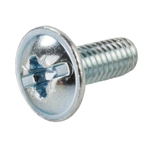 Machine Screw M4 x 10mm, Zinc Plated