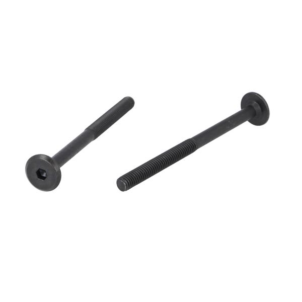 Fifteen Screw, M6x80mm, Black Oxydized, Hex 4mm, Blunt