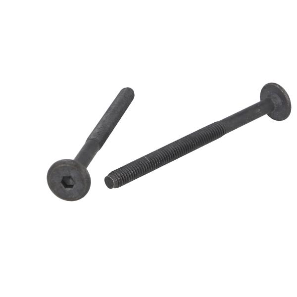 Fifteen Screw, M6x80mm, Black Oxydized, Hex 4mm, Conical