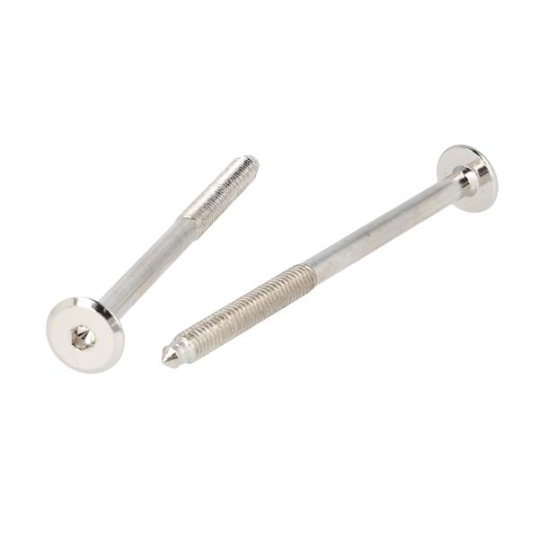 Fifteen Screw, M6x90mm, Nickel Plated, Pointed