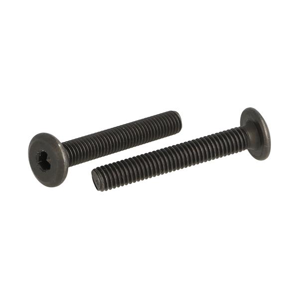 Thirteen Screw, M6x40, Black Oxide, Hex 4mm, Blunt