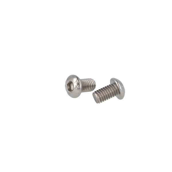 Socket Button Head Screw, M6x10mm, SS/A2, ISO 7380, W/Hex