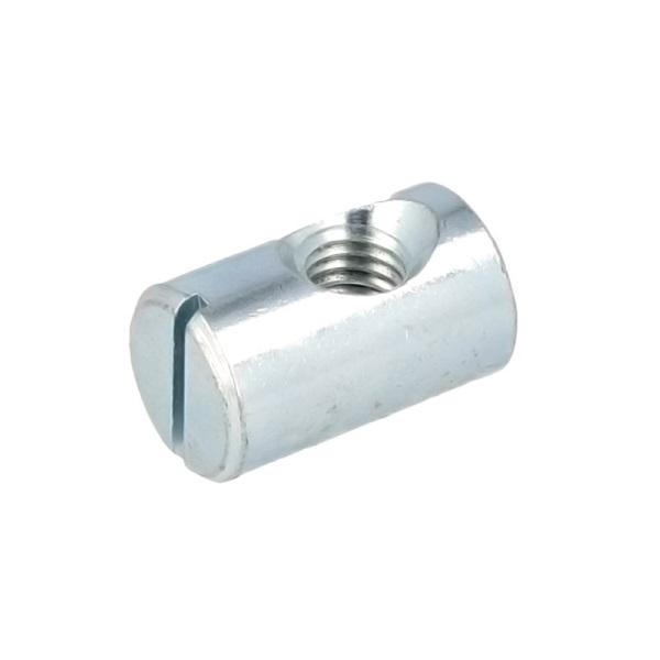 Cross Dowel ø14x23mm(14+9), M8, Steel, Bright Zinc Plated