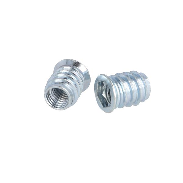 Screw-In Bushing M-1020, M10x20mm, Steel, BZP, Hex 10mm