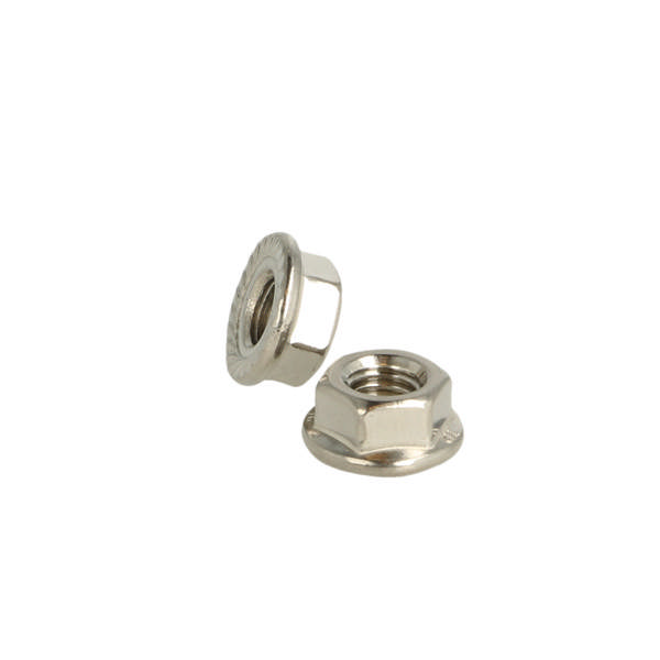 Hexagonal Flange Nut, M8, DIN 6923, Stainless Steel A2