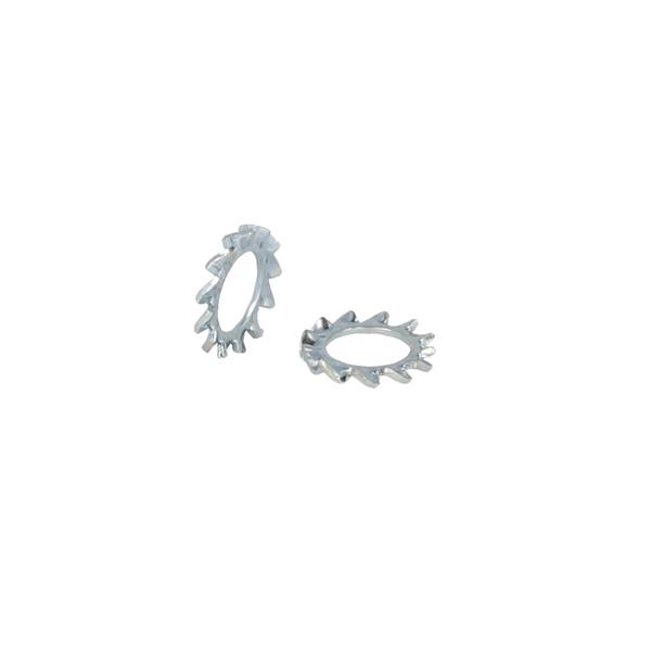 Serrated Lock Washer, DIN 6798A, BZP, ID 6,4mm, OD 11mm