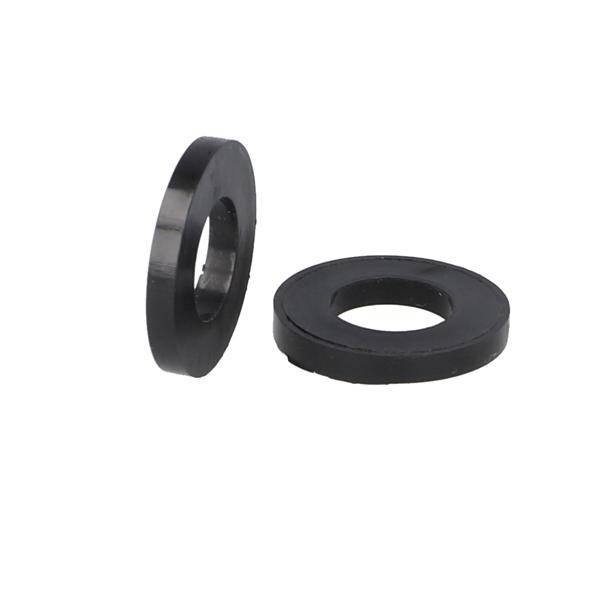 Nylon Washer, PA, Black, H=2.5mm, OD=20mm, ID=10.5mm