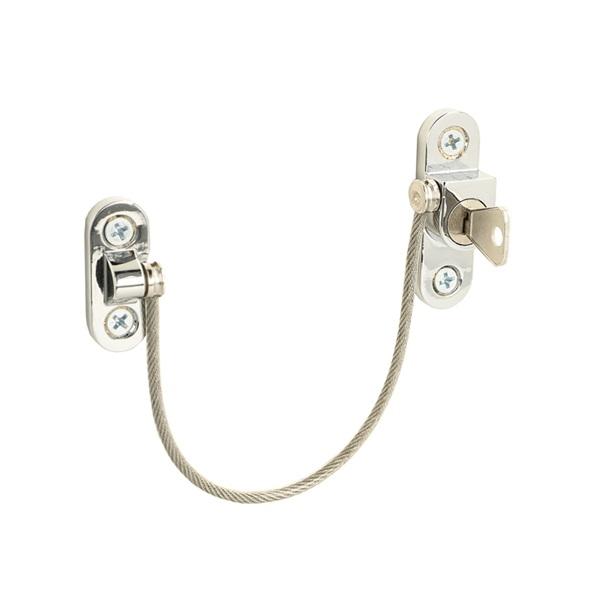 Window Wire Lock, Oval Model, CPL, W/SS-304 Wire - 190mm