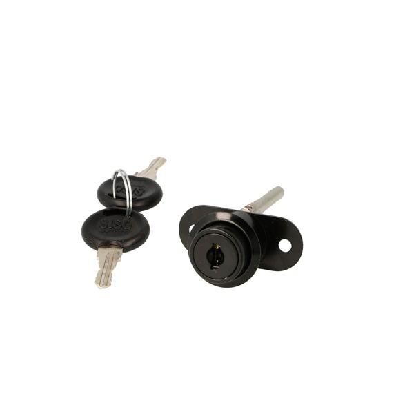 Cent. Lock 1018, ø16,5x20mm, 40mm Tail,CK SISO,BLK, No Bar &