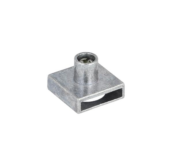 Adjustable Peg 8mm With Premounted Screw, Zinc Pl.