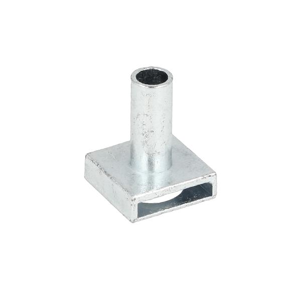 Adjustable Peg 19mm With Premounted Screw, Zinc Pl.