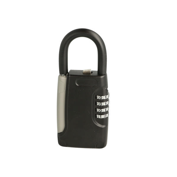 Key Storage Padlock,4 Digits, 138x62mm Black Steel Body,