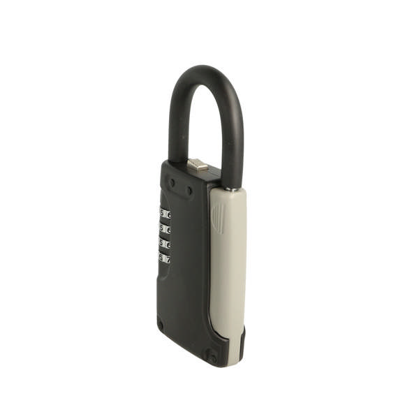 Key Storage Padlock,4 Digits, 138x62mm Black Steel Body,
