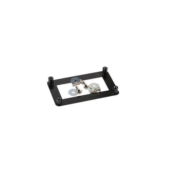 Front Plate F/Wood Mounting of lock M266 & M237,Steel Black,