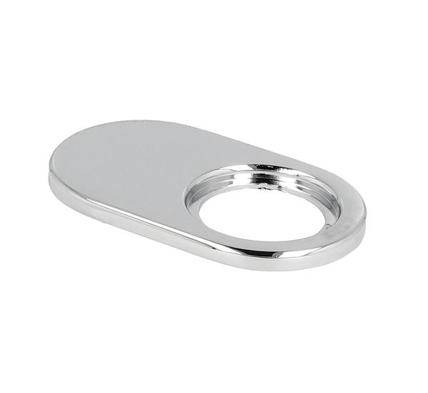 Cover Plate Double F/Lock X-689 & 910, Chrome Plated