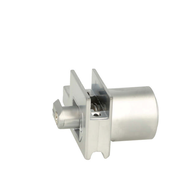 Glass Sliding Push Door Lock M2740, R+L, #J11, Alu Finish,