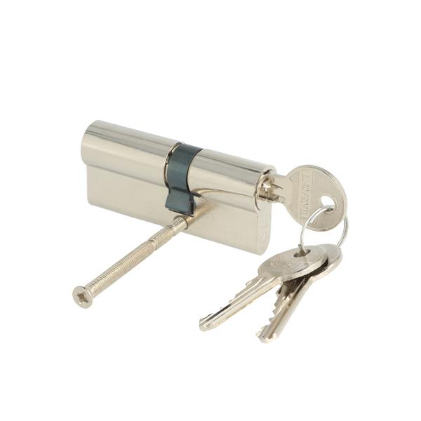 Profile Cylinder, Nickel Pl, 70mm (25+10+35mm) FAB Key