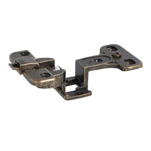 Wide Opening Hinge 270 DG, F/19mm Panel, BRZ, Clip-on,