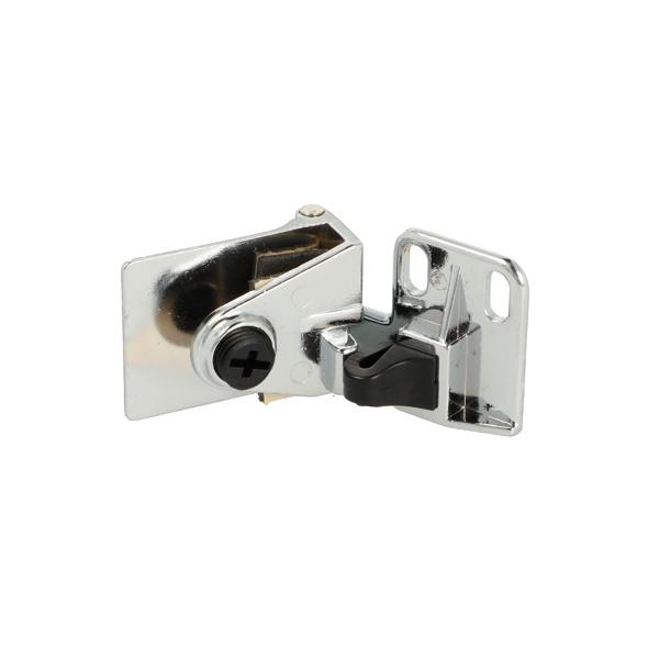 Glass Door Hinge No C-13 Zamak, Chrome Plated, Left