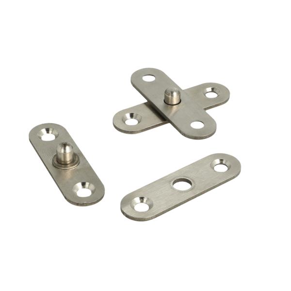 Invisible Pivot Hinge, 360DG Rotation, SS201, 57x16x1,8mm,
