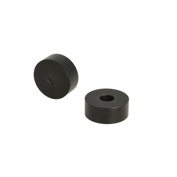 Top & Bottom Turning Blocks F/Hinge 15.08.192, Black, ø25x