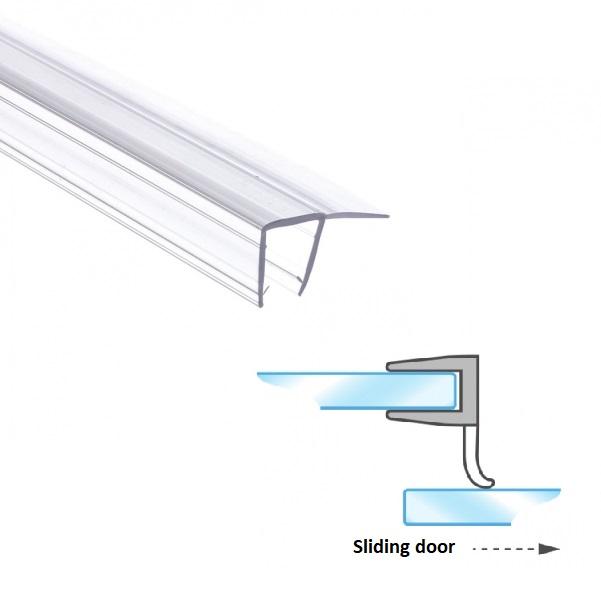 PVC Seal Glass To Glass, S-5700, 2,5 Mtr, F/8mm Glass, W/20