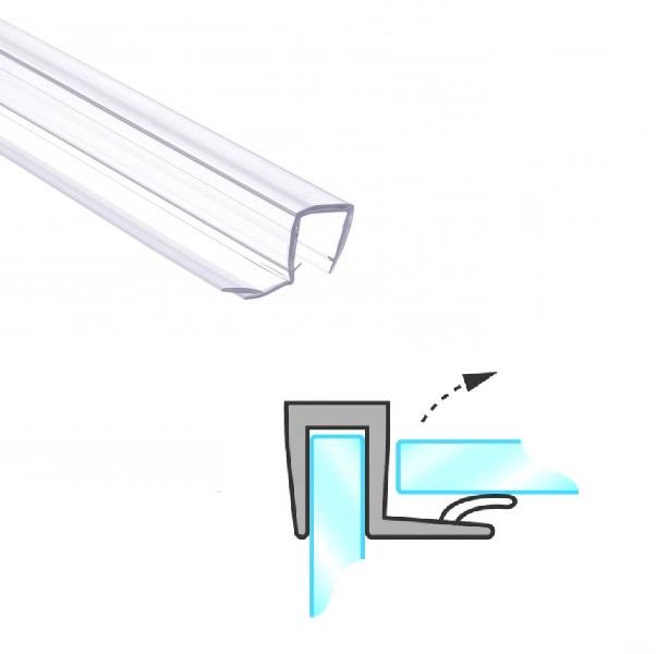 PVC Seal Glass To Glass 90DG, S-5704, 2,5 Mtr, F/12mm Glass