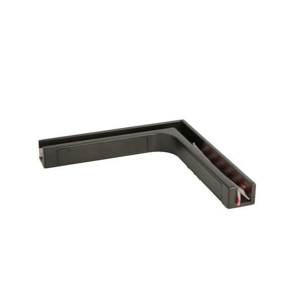 Stabilizer Angle Bracket, Black, Glass/Glass, Size:151x151mm