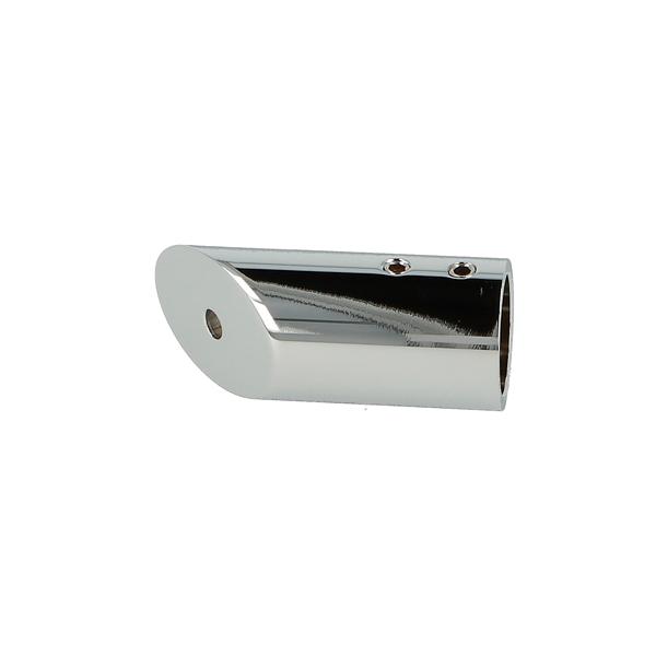 Bar To Wall Bracket, F/ø19mm Tube, Chrome Pl, 45 DG Angle