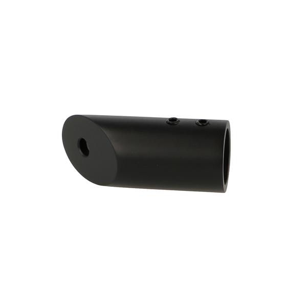 Bar To Wall Bracket, F/ø19mm Tube, Black Finish, 45 DG Angle