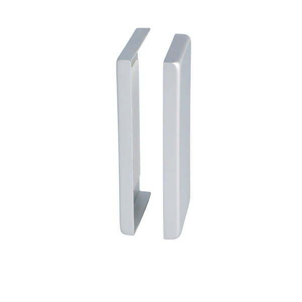 Cover Caps, Square, Alu-Look, F/