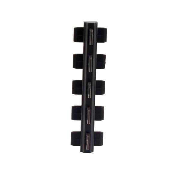 PVC 3-Way Connector 90mm, Dark Grey, Without Velvet