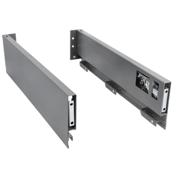 Tender Box Side Panels Only, 89x14mm Drawer, 300mm, Grey, No
