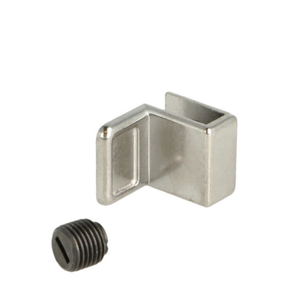 Glass Door Handle No. A-10, Chrome Plated, W/Metal Screw