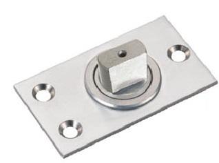 Floor Pivot Bracket SS-304 Brushed, F/Bottom Fitting 