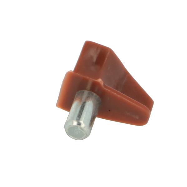 Shelf Support, Metal/Plast, HD, Brown, Pin ø5mm