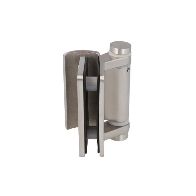 Baluster Spring Hinge, ø42,4mm Tube/Glass,  8-12mm Glass,