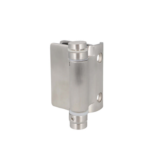 Baluster Spring Hinge, ø42,4mm Tube/Glass,  8-12mm Glass,