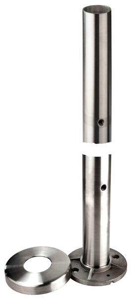 90DG Baluster SS316 Brushed,ø42,4x2x1150mm,4 Holes Two Side