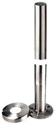 Baluster Post, No Holes, SS304-Brushed, ø42,4x2x1150mm