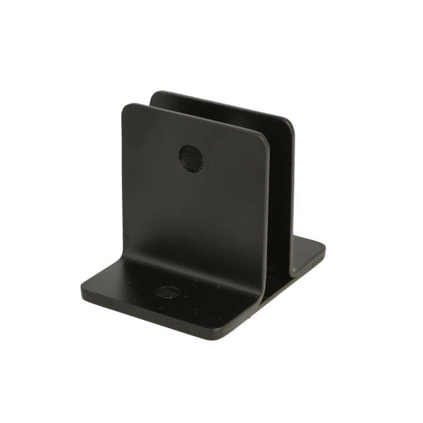 Wall Bracket 67x54x2mm, SS304 Black, F/Toilet Cubicles,