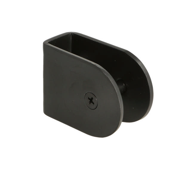 U-Bracket SS-304, Black Finish F/18mm Panel, F/Toilet Cubi-
