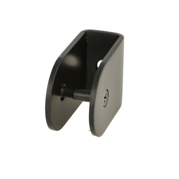 U-Bracket SS-304, Black Finish F/18mm Panel, F/Toilet Cubi-